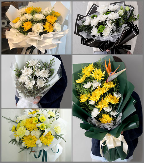 甘肃省定西漳县马泉乡白事花束代送
